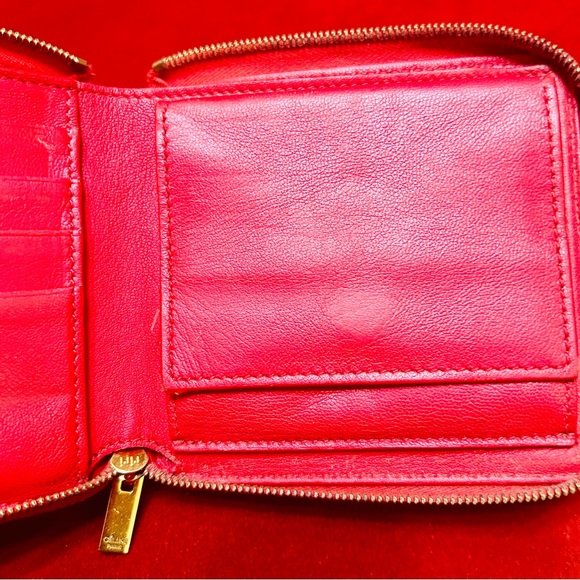 Celine Authentic Vintage Bi-color Compact Wallet - Picture 3 of 13